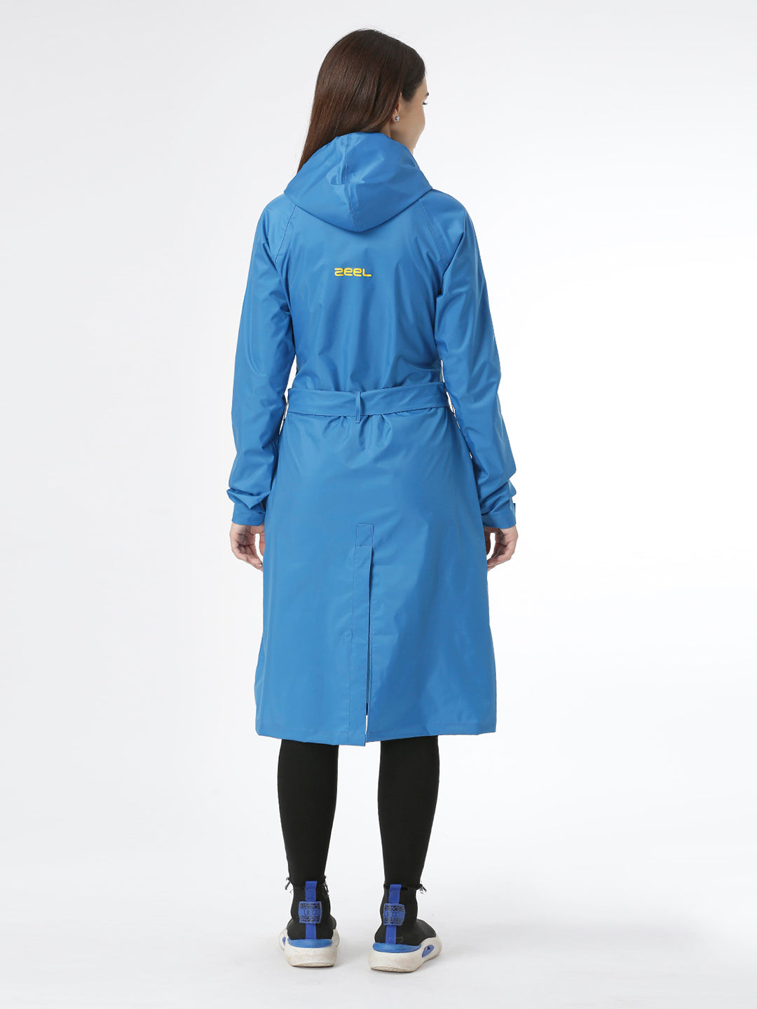 Zeel Diva SKY Blue Trench Coat - Zeelretail