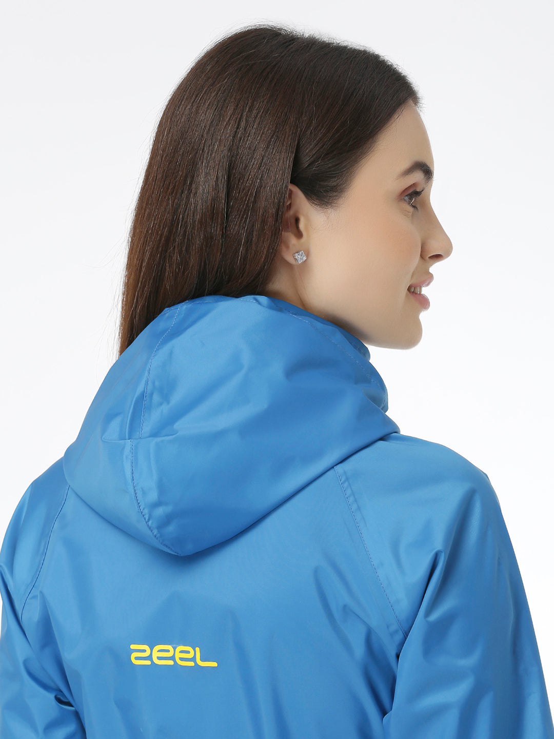 Zeel Diva SKY Blue Trench Coat - Zeelretail