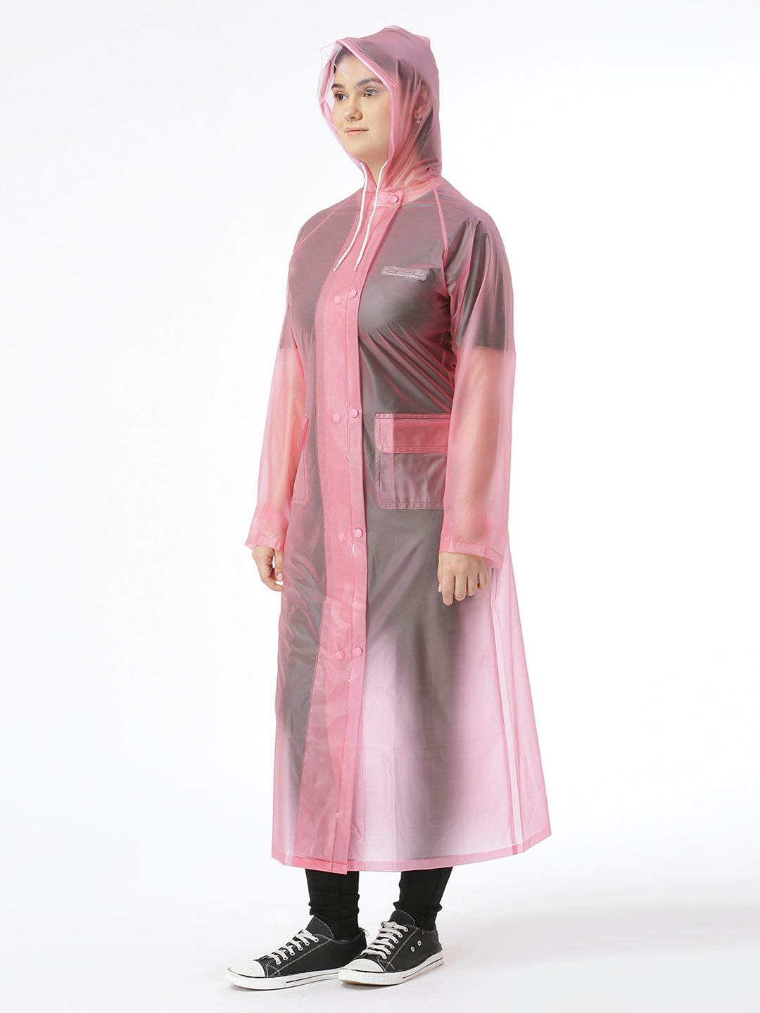 Zeel Girl Rider Pink Raincoat AZ08 - Zeelretail