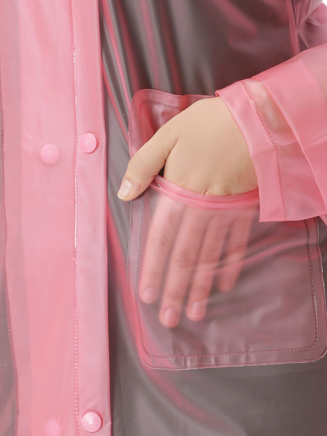 Zeel Girl Rider Pink Raincoat AZ08 - Zeelretail