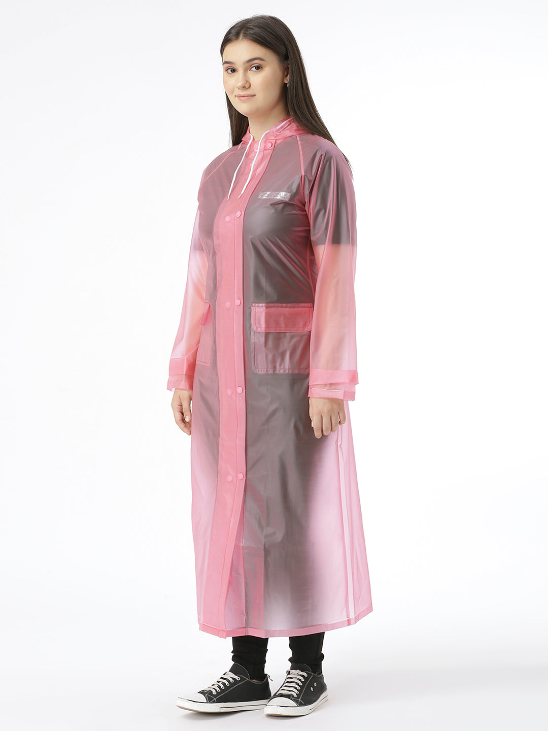 Zeel Girl Rider Pink Raincoat AZ08 - Zeelretail