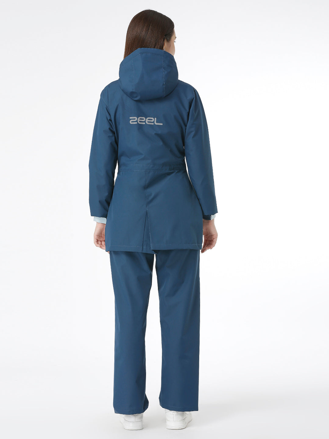 Premium Solid Darkteal Women Rainsuit - AZ11 - Zeelretail