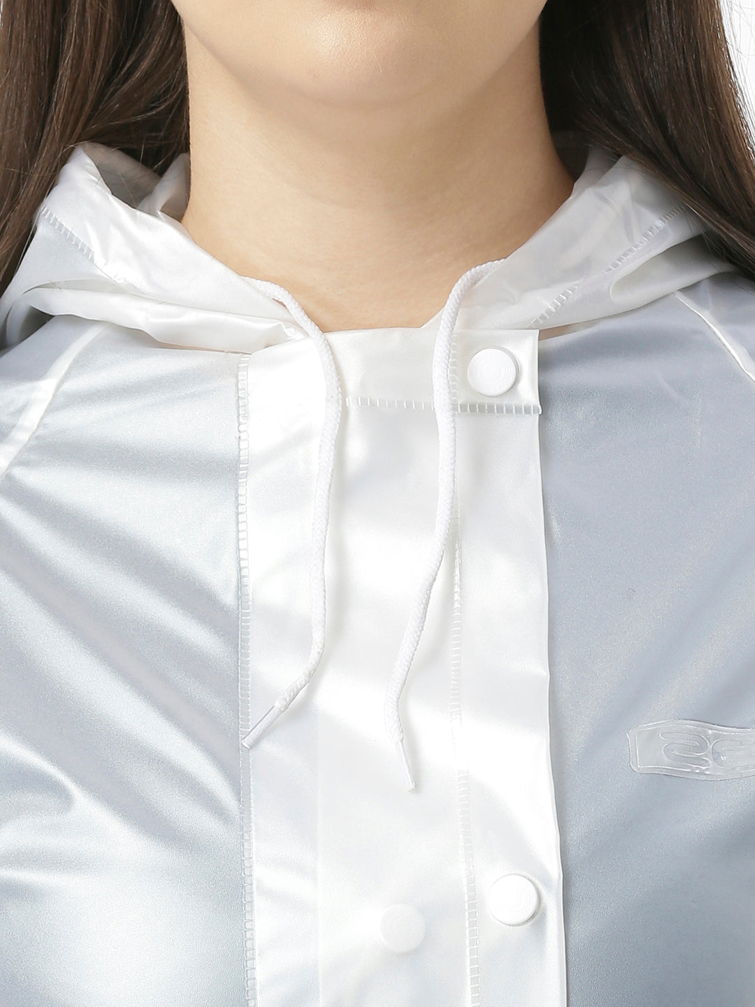 Zeel Girl Rider White Raincoat AZ08 - Zeelretail