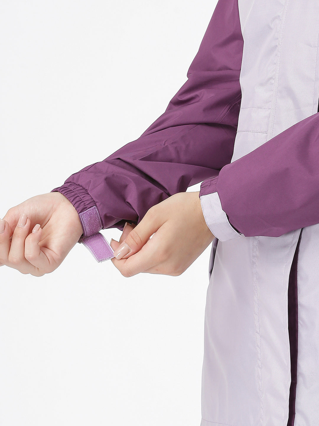 Premium Solid Violet Women Rainsuit - AZ11 - Zeelretail