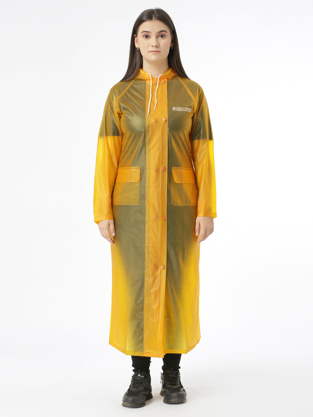 Zeel Girl Rider Yellow Raincoat AZ08 - Zeelretail