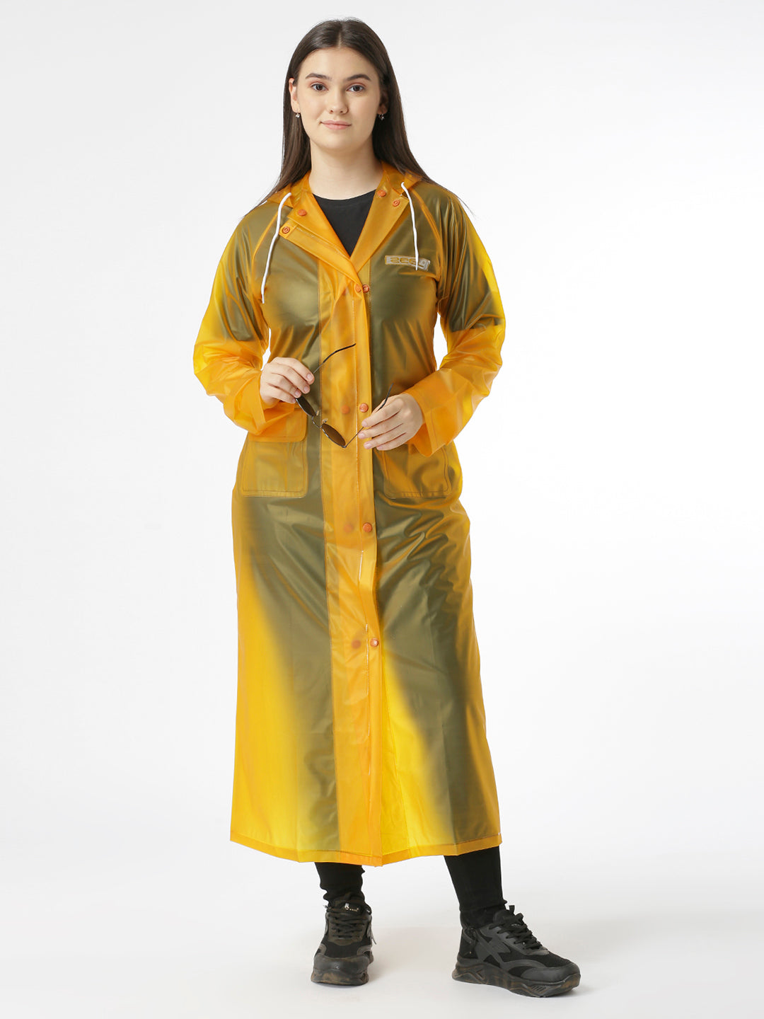 Zeel Girl Rider Yellow Raincoat AZ08 - Zeelretail