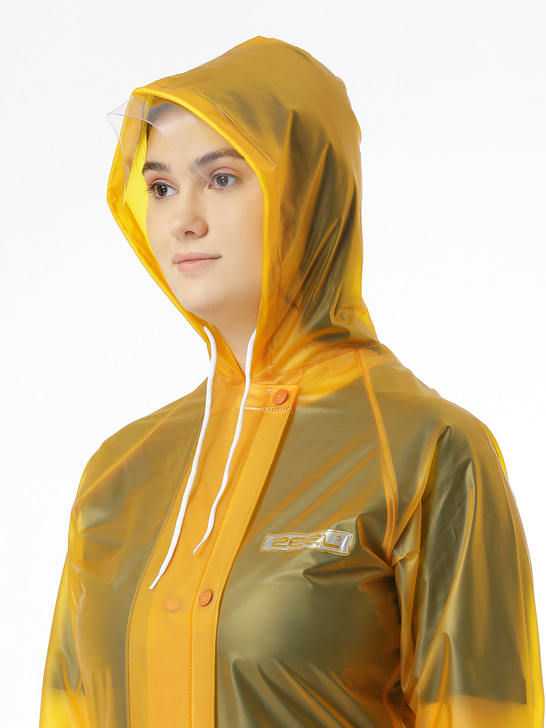 Zeel Girl Rider Yellow Raincoat AZ08 - Zeelretail
