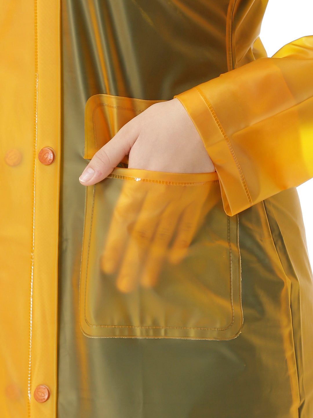 Zeel Girl Rider Yellow Raincoat AZ08 - Zeelretail