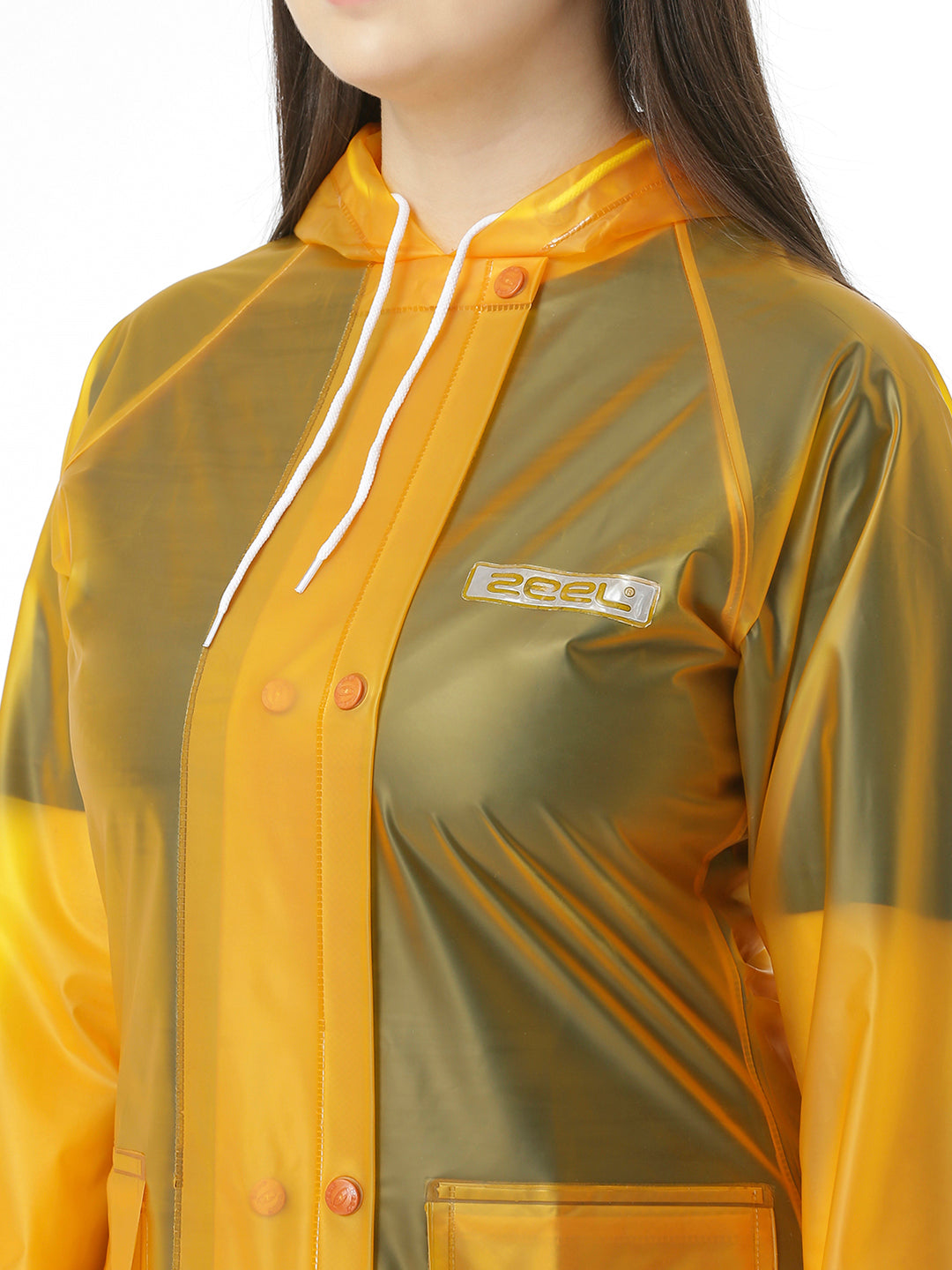 Zeel Girl Rider Yellow Raincoat AZ08 - Zeelretail