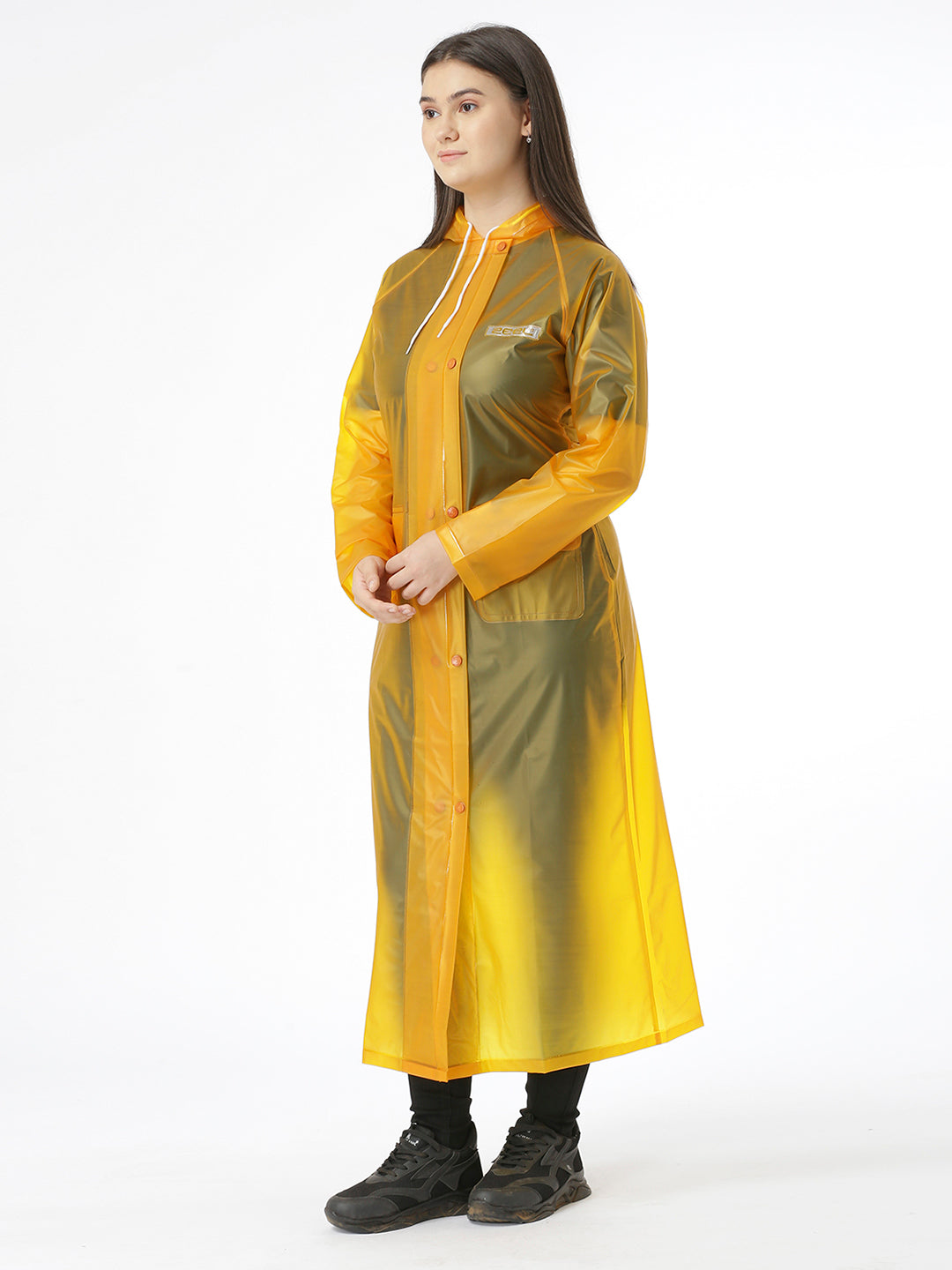 Zeel Girl Rider Yellow Raincoat AZ08 - Zeelretail