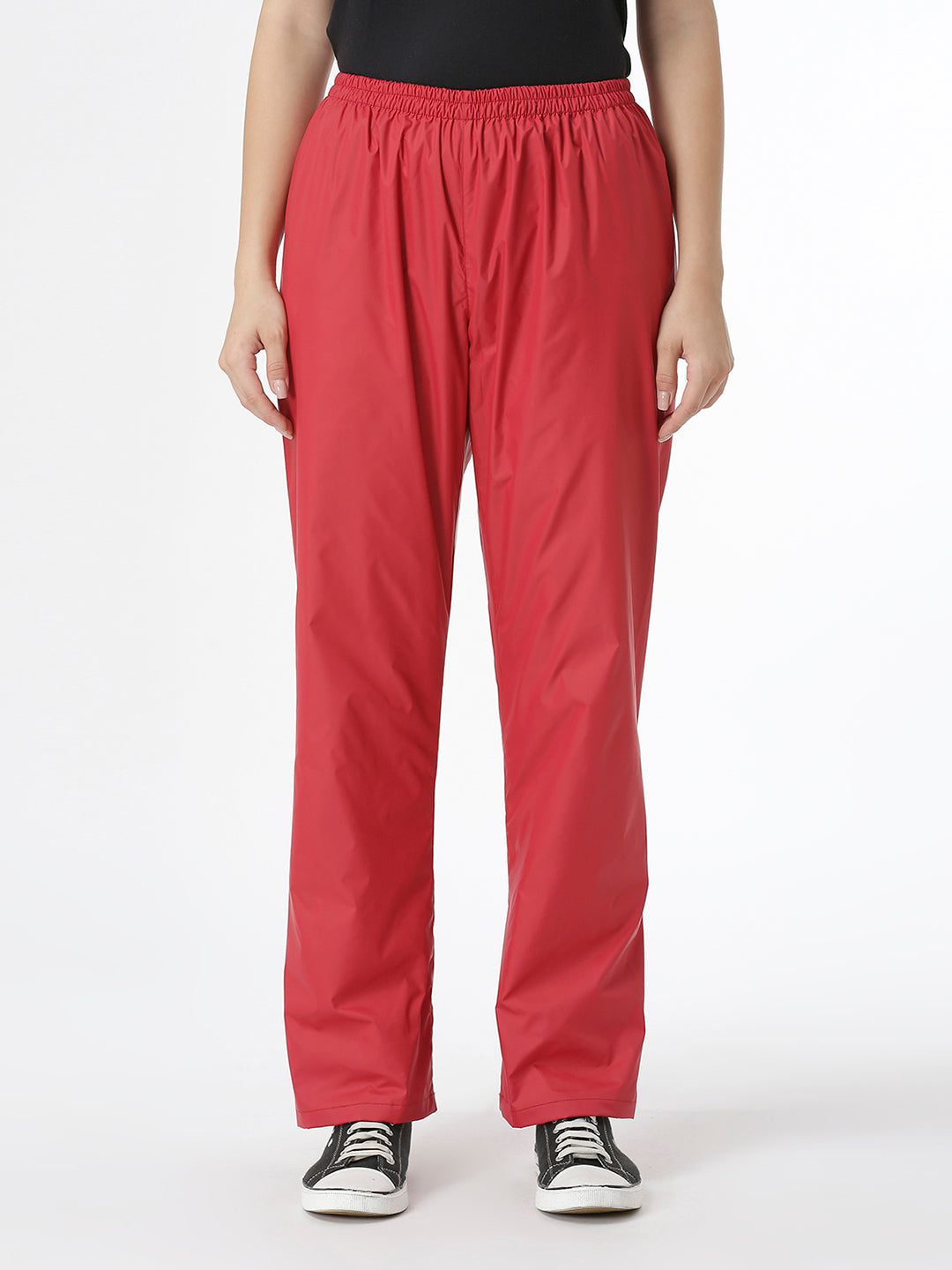 Stylish Ladies Red Raincoat for Scooty - AZ12 - Zeelretail