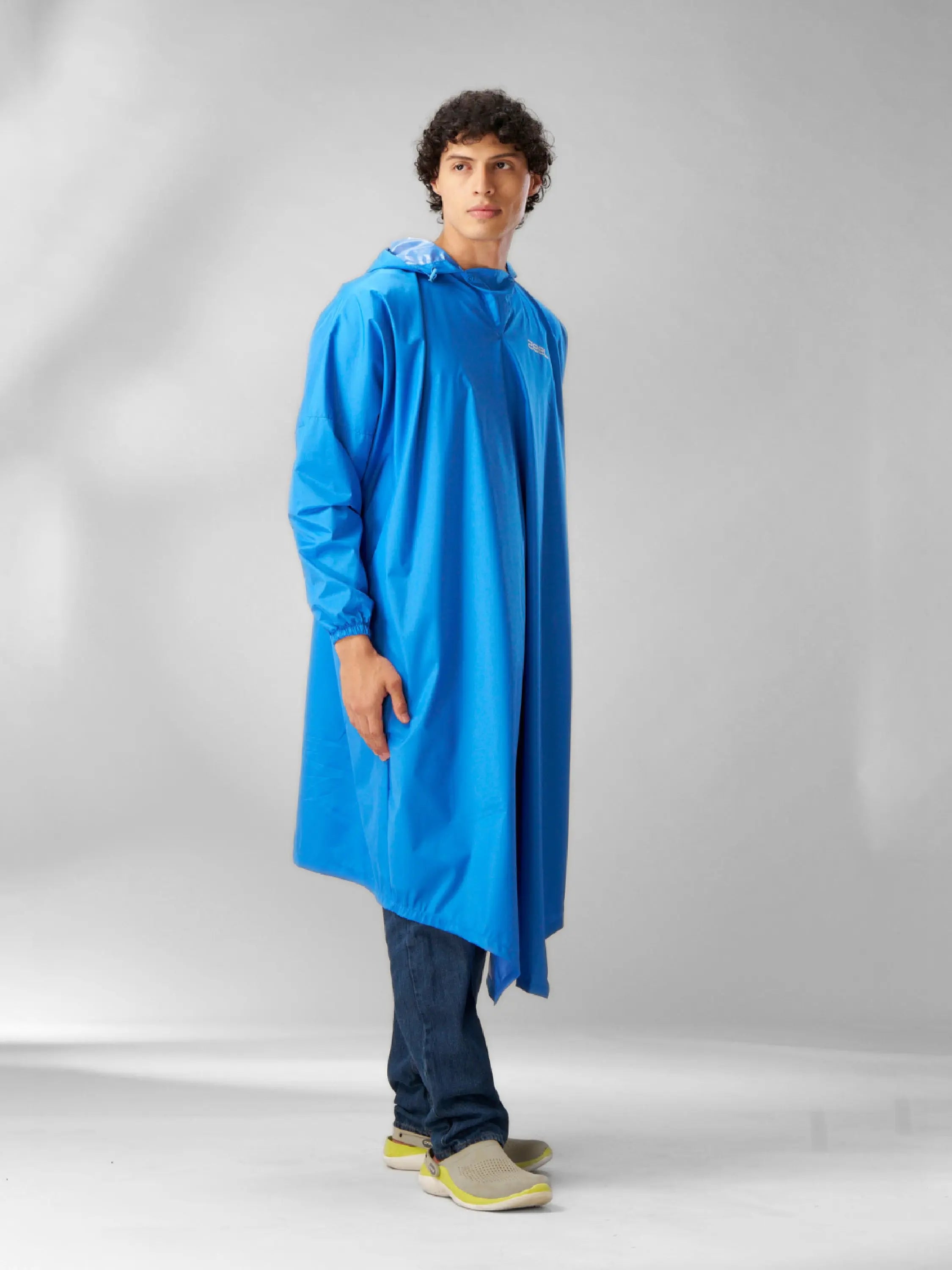 AdventurePro Reusable Wave Fabric Rain Poncho AZ31 - Zeelretail