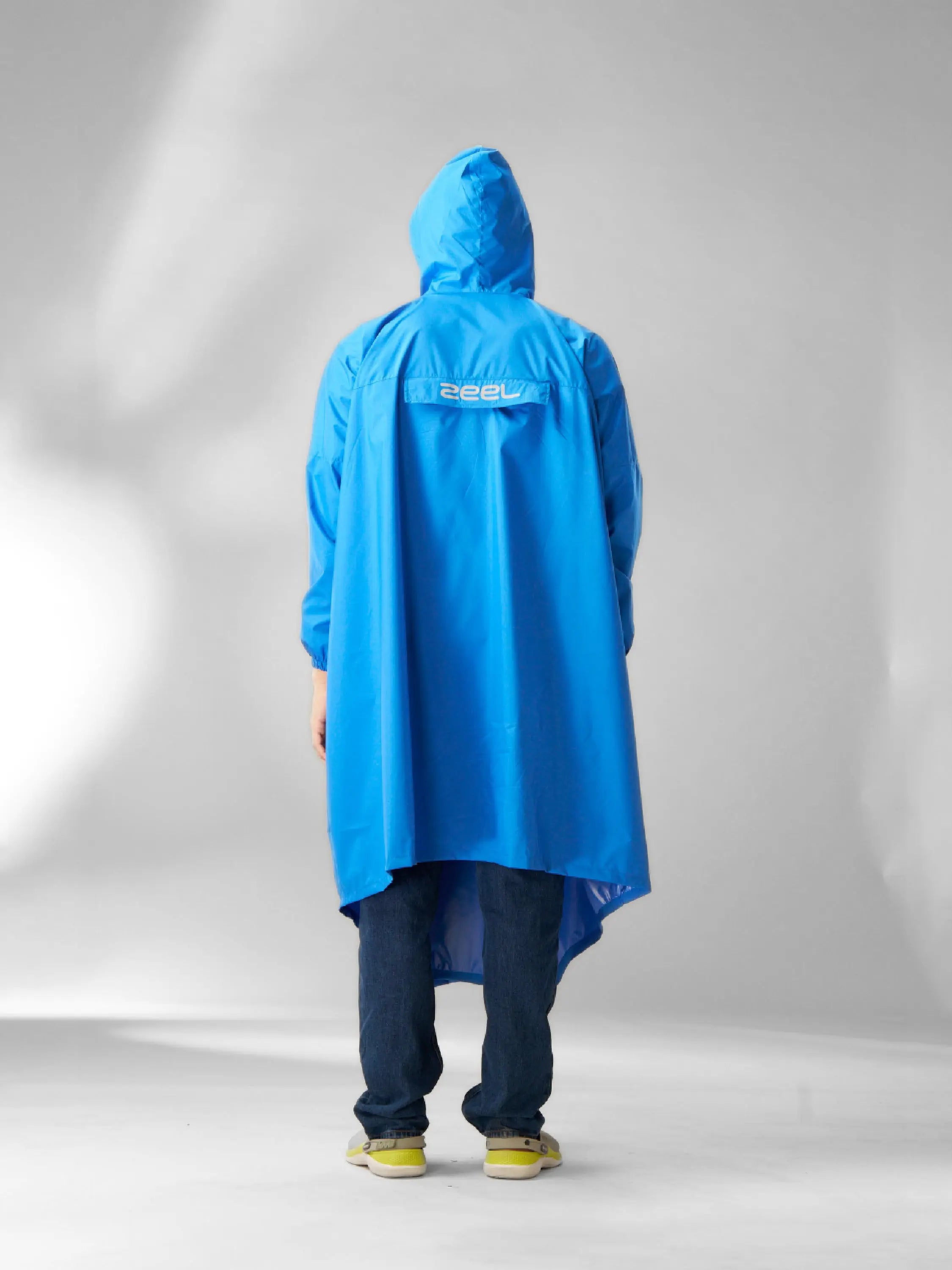 AdventurePro Reusable Wave Fabric Rain Poncho AZ31 - Zeelretail