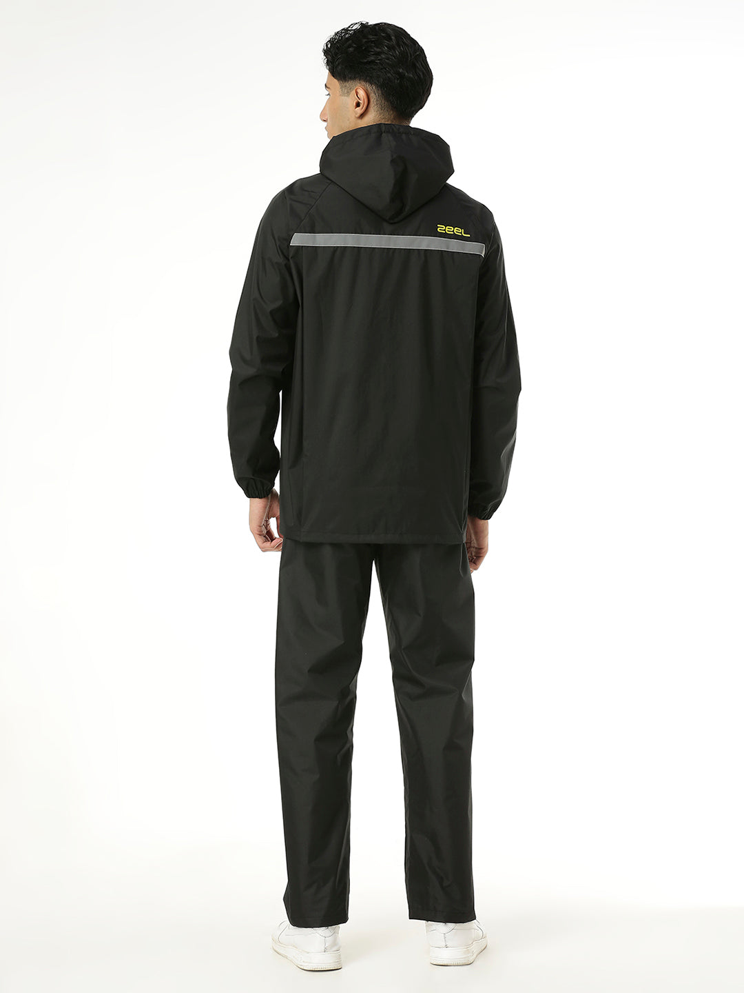 ZEEL HERO: The Ultimate Backpack-Friendly Black Raincoat - Zeelretail