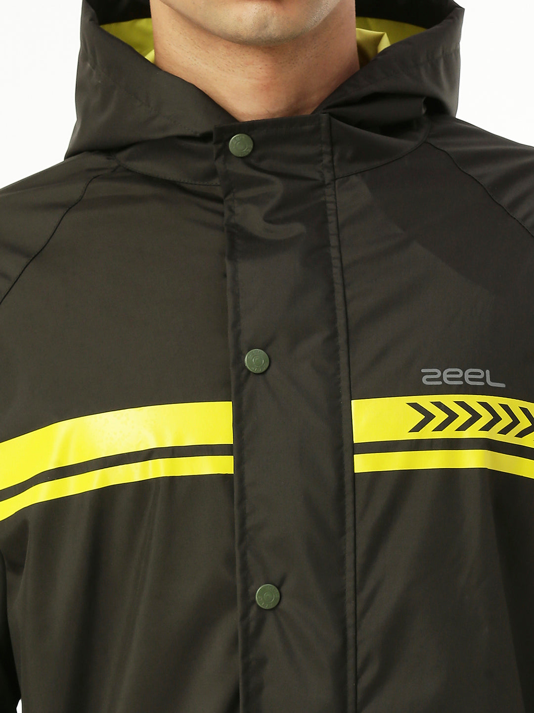 ZEEL HERO: The Ultimate Backpack-Friendly Olive Raincoat - Zeelretail