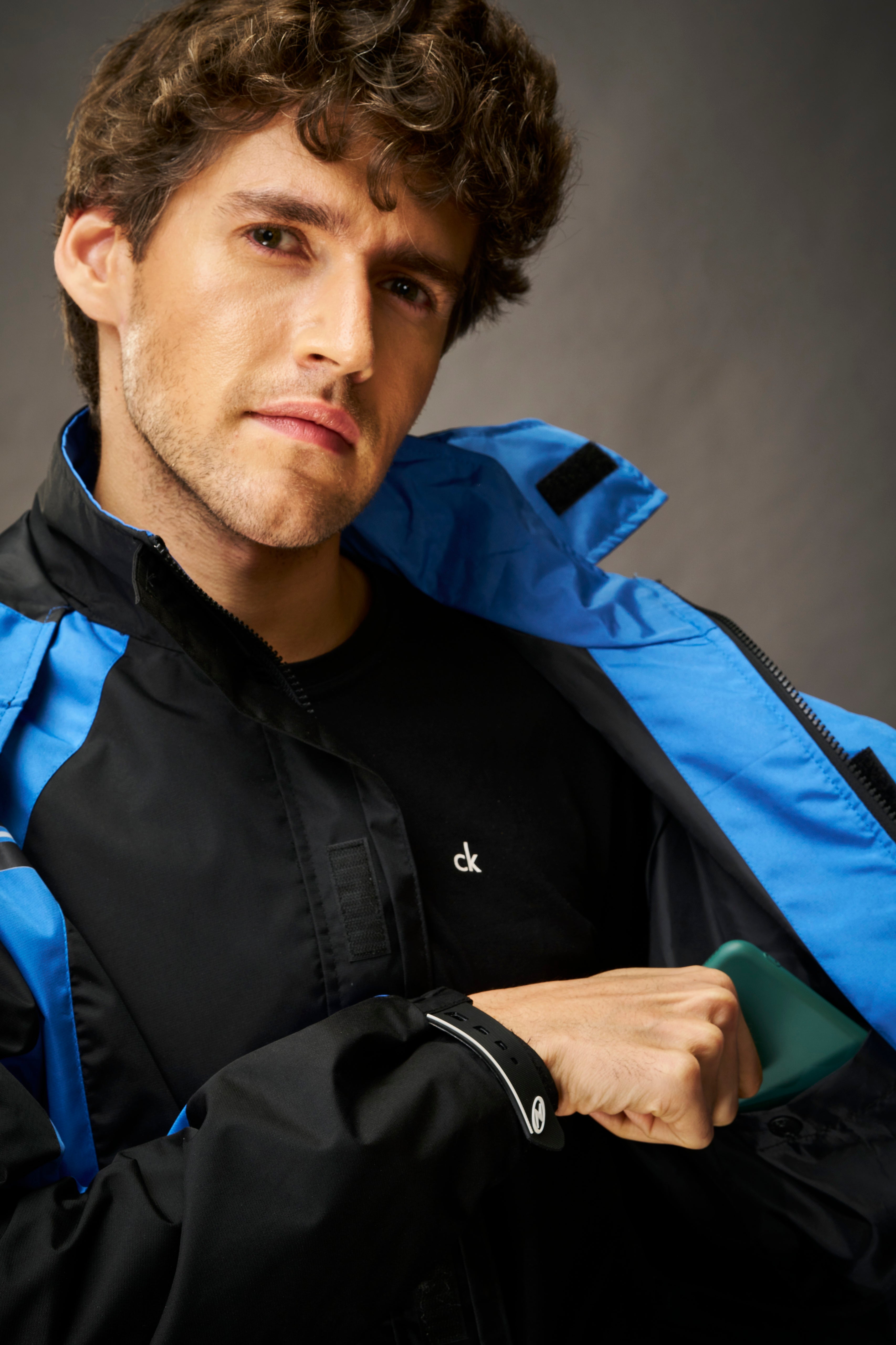 Zeel Go Hike Black & Blue Rainsuit - JS508 - Zeelretail