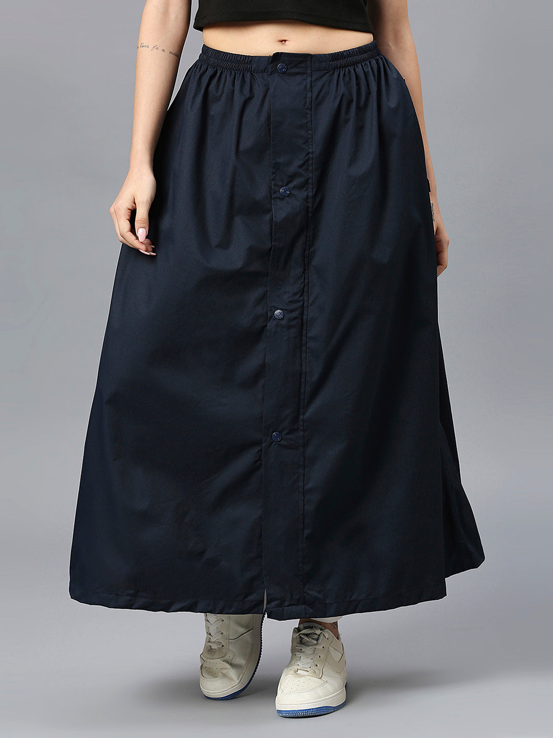 ZEEL Navy Blue Waterproof Skirt - Zeelretail