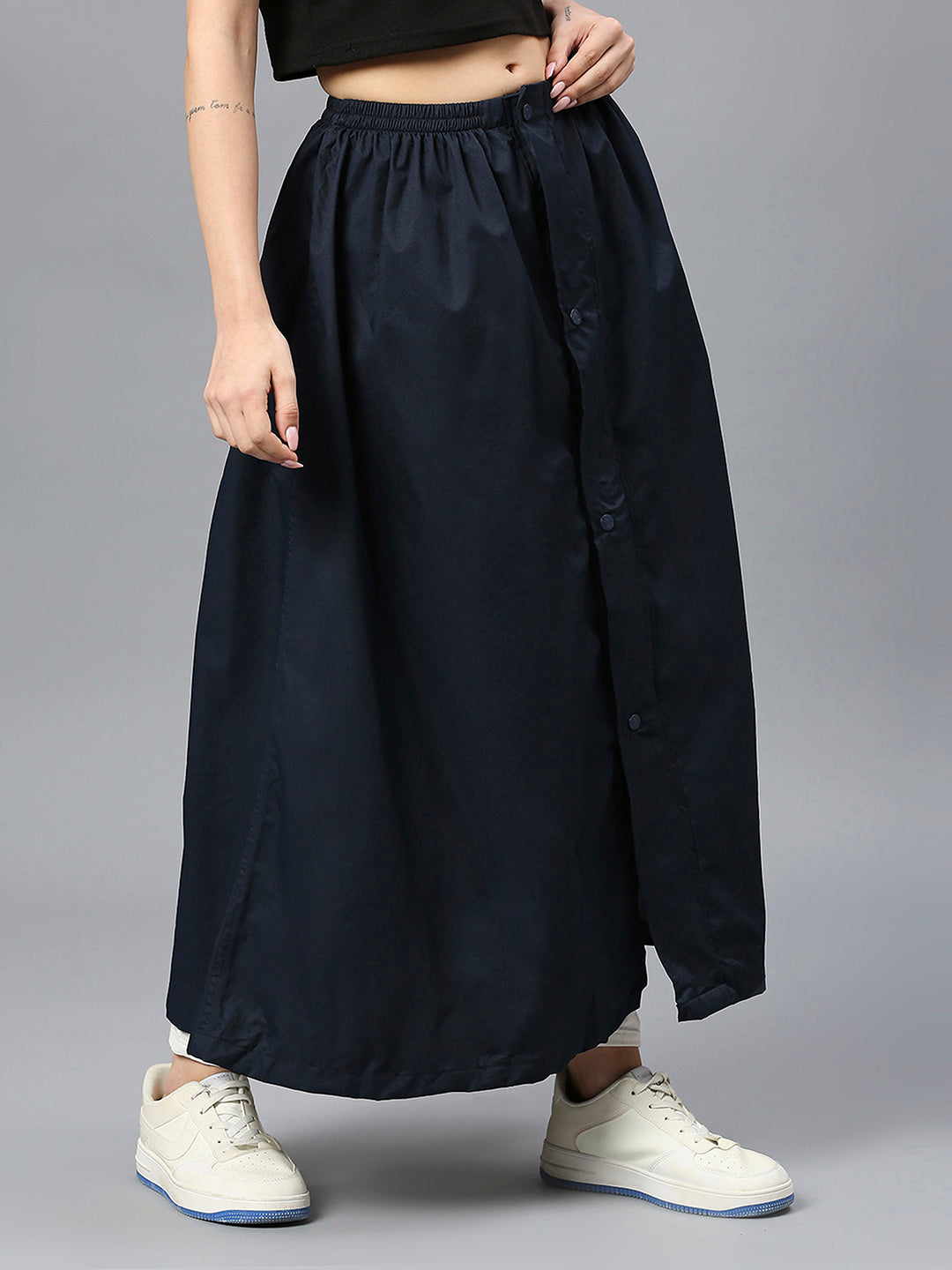 ZEEL Navy Blue Waterproof Skirt - Zeelretail