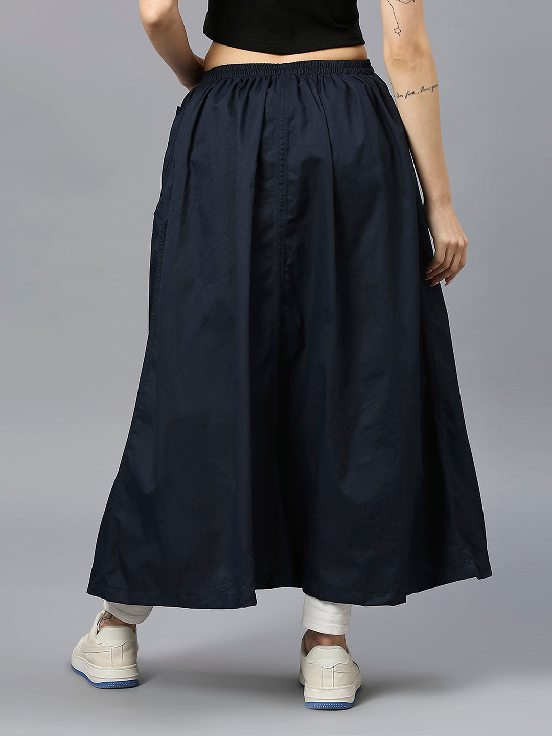 ZEEL Navy Blue Waterproof Skirt - Zeelretail