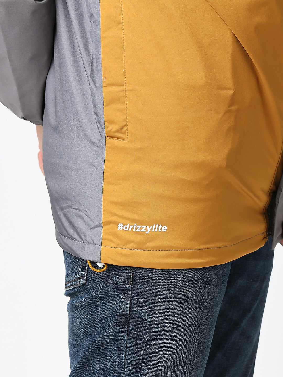 Outdoor Essential Waterproof Grey Yellow Rain Jacket - MJ106 - Zeelretail
