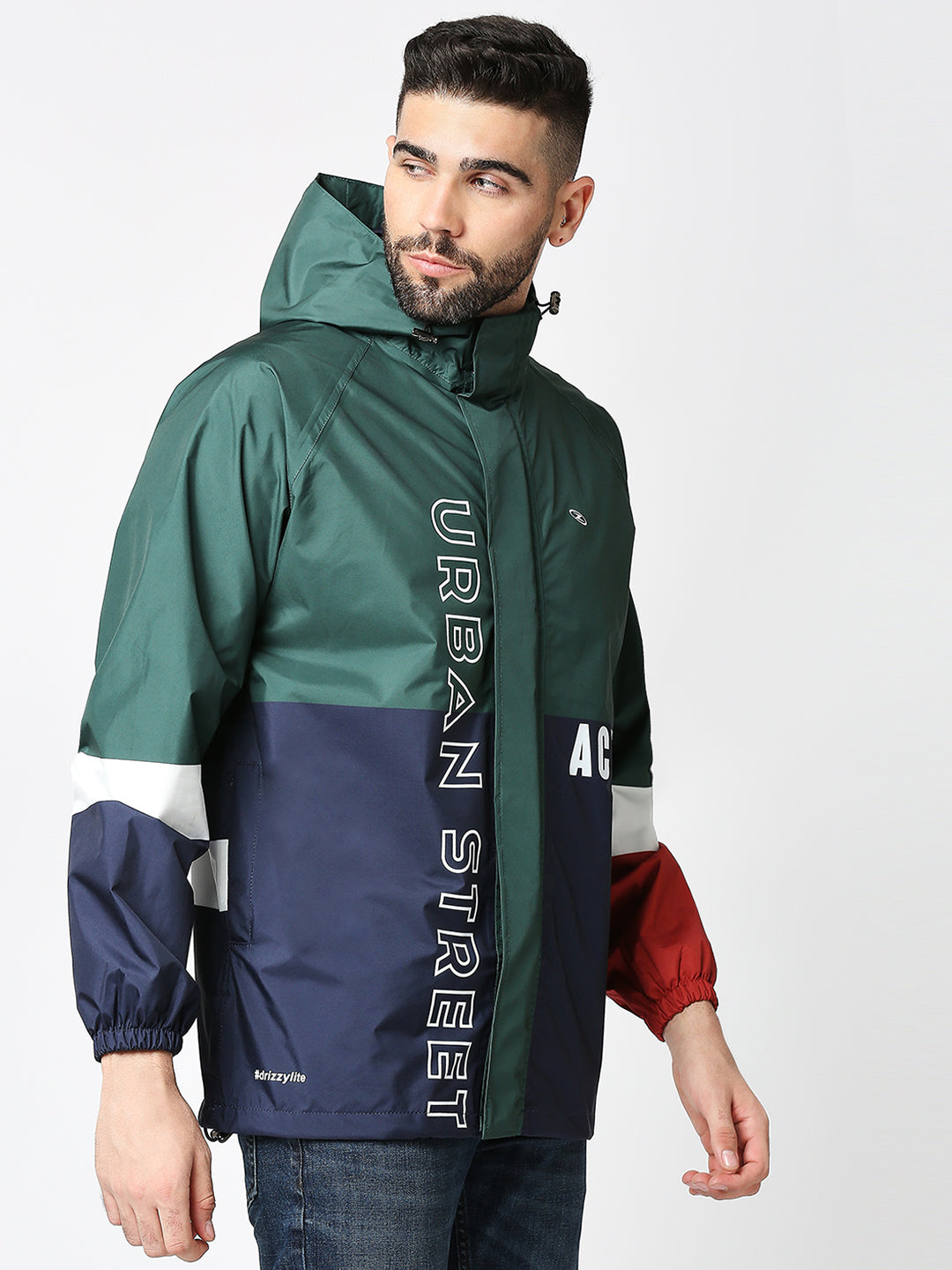 Waterproof Olive Rain Jacket - MJ201 - Zeelretail
