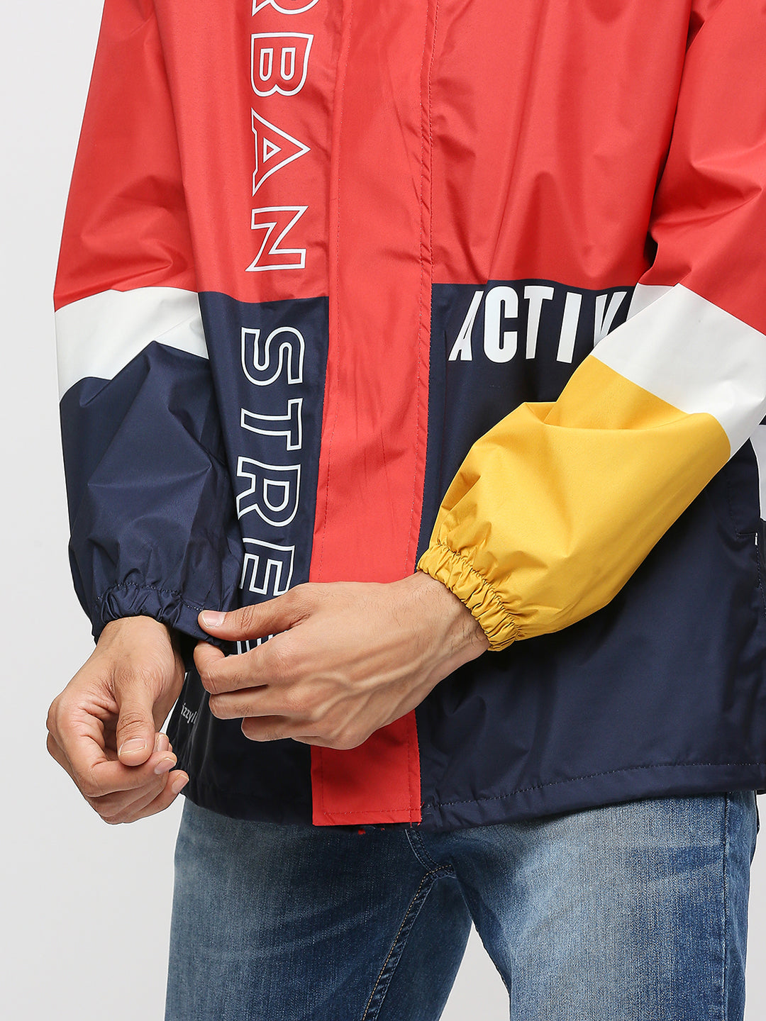 Waterproof Red Rain Jacket - MJ201 - Zeelretail