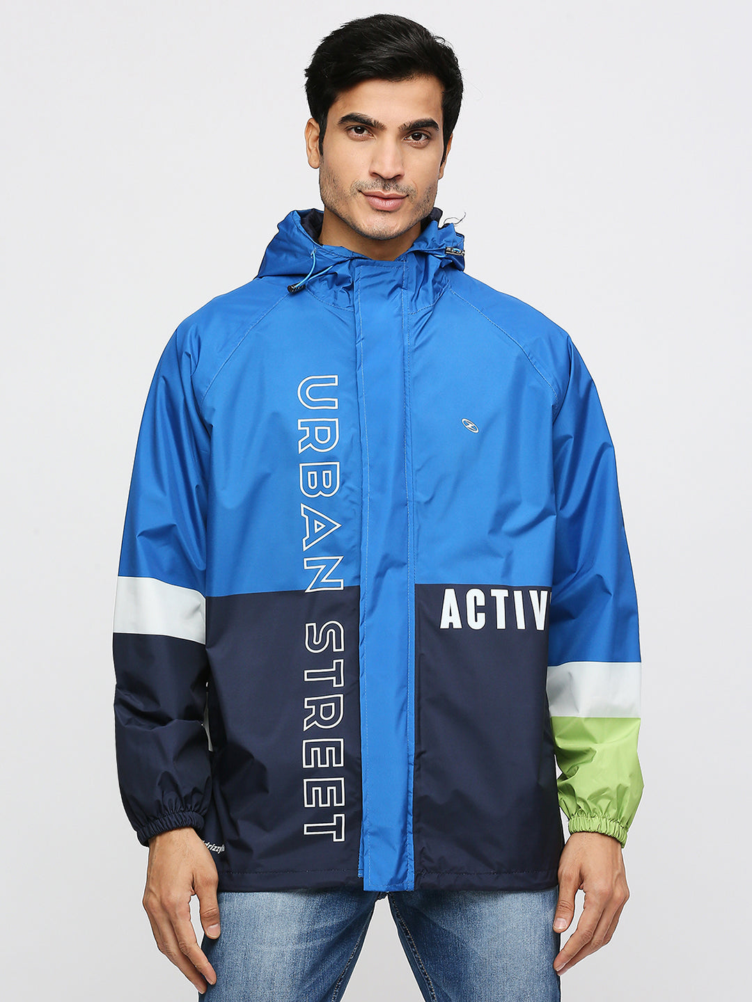 Waterproof BLUE Rain Jacket - MJ201 - Zeelretail