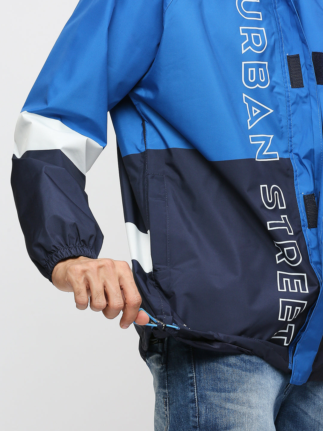 Waterproof BLUE Rain Jacket - MJ201 - Zeelretail