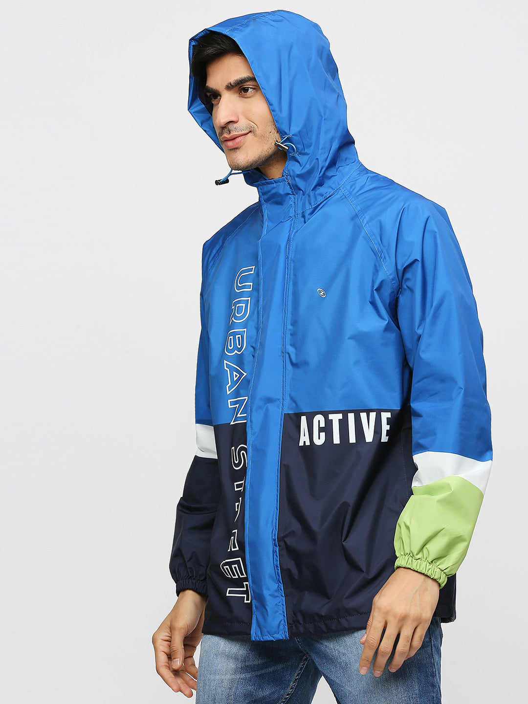 Waterproof BLUE Rain Jacket - MJ201 - Zeelretail