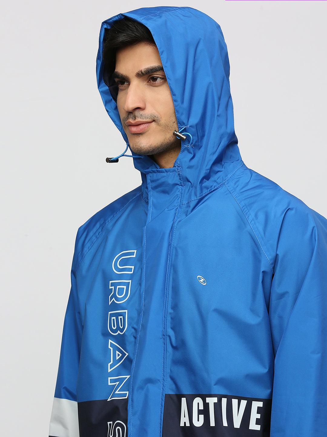 Waterproof BLUE Rain Jacket - MJ201 - Zeelretail