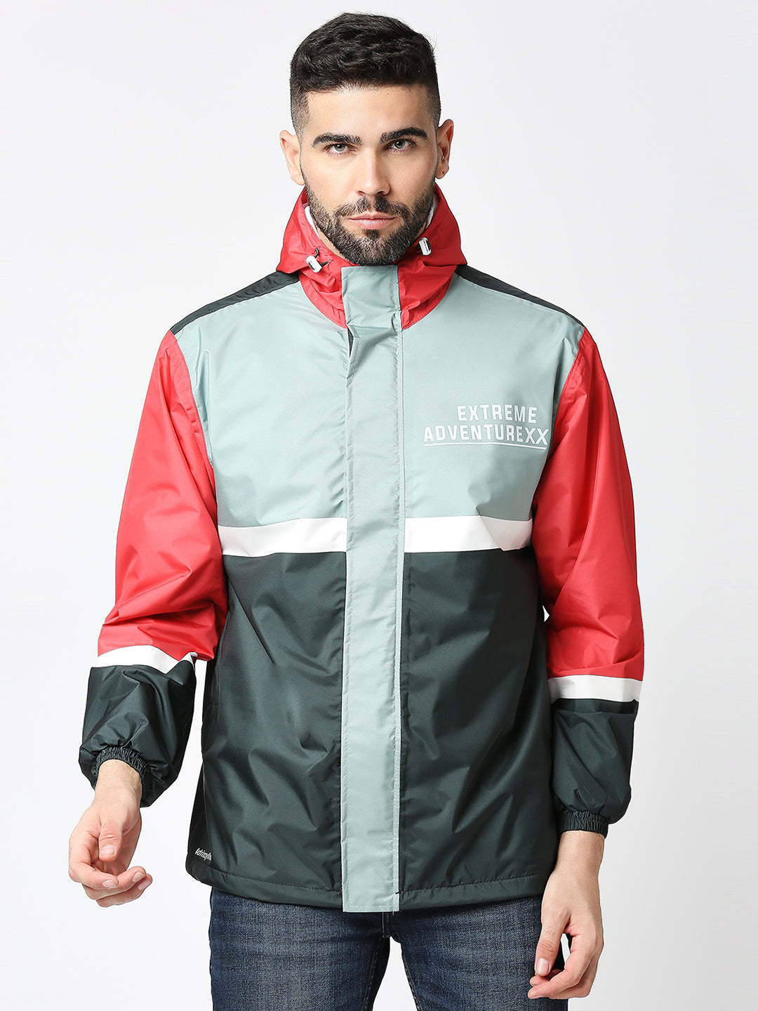 Waterproof Olive Light Green Rain Jacket - MJ202 - Zeelretail