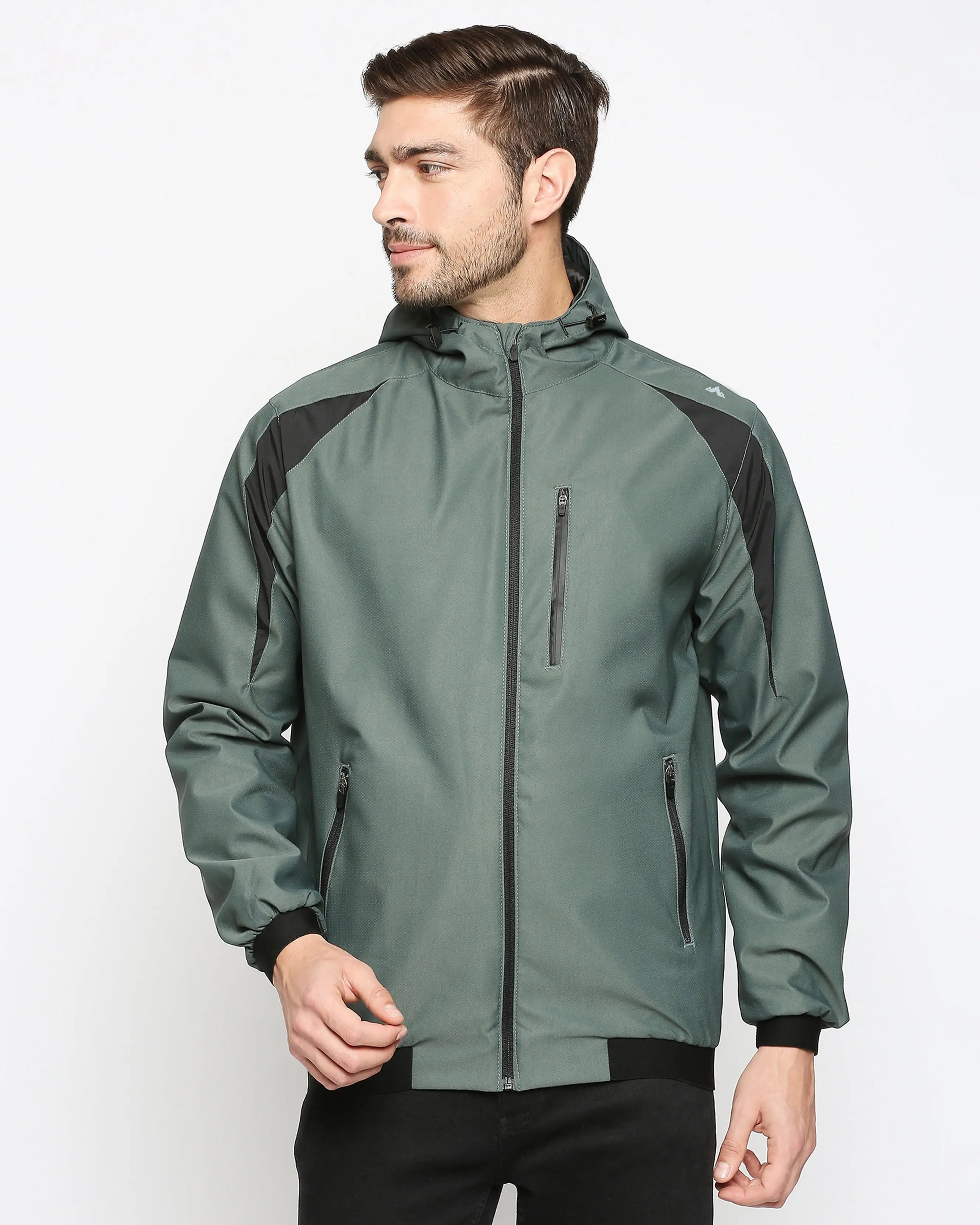 MW117 Green Jogger's Jacket