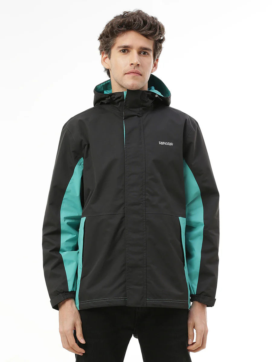 Monsoon Ready Men's Black Waterproof Jacket - ZRS013 - Zeelretail