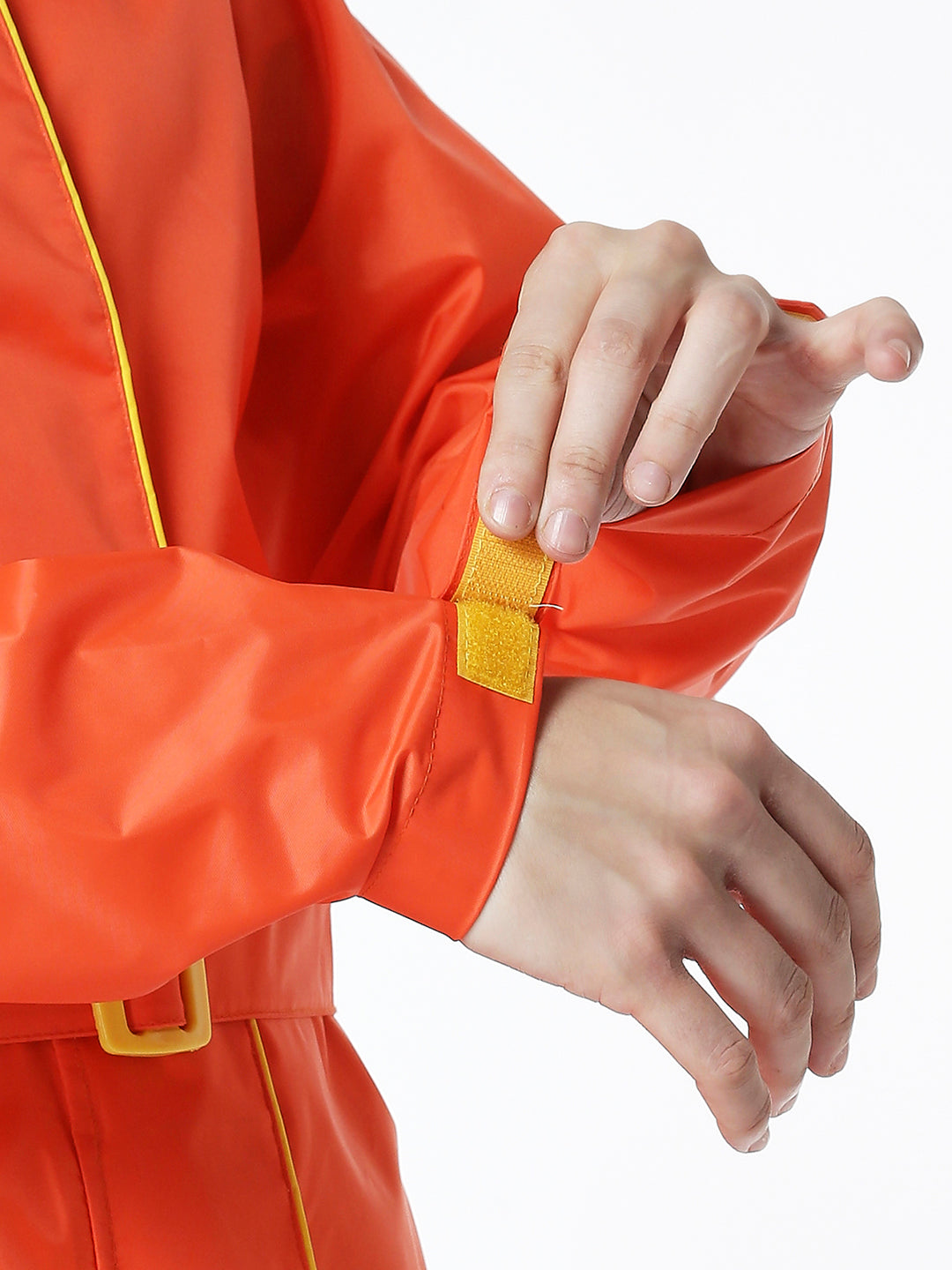 Zeel Diva Orange Trench Coat - Zeelretail