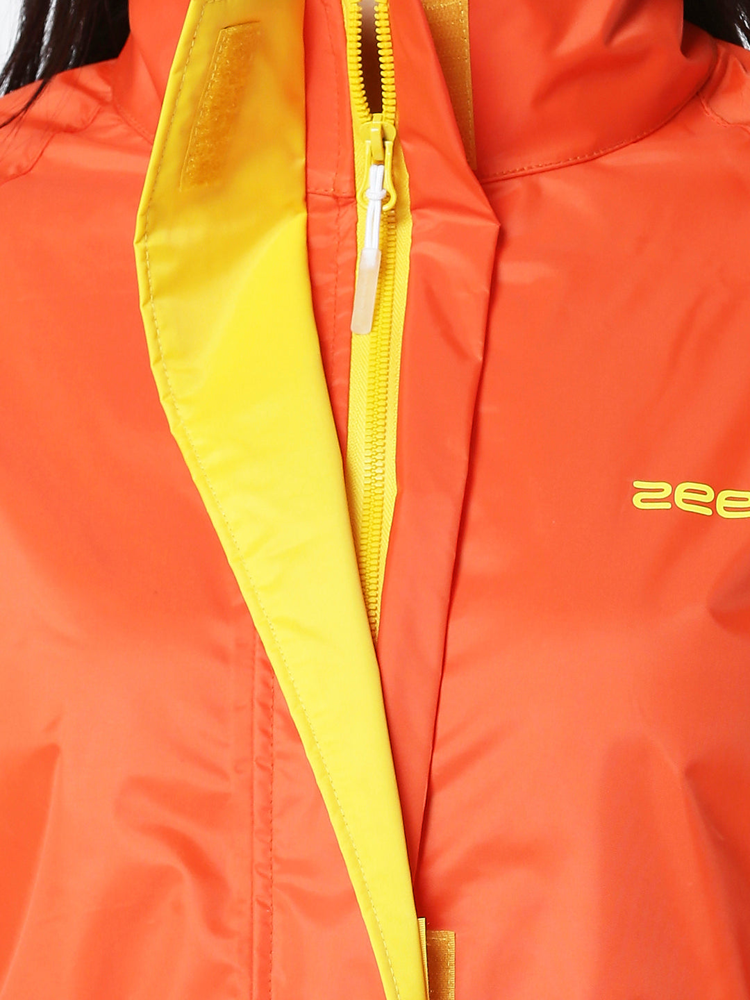 Zeel Diva Orange Trench Coat - Zeelretail