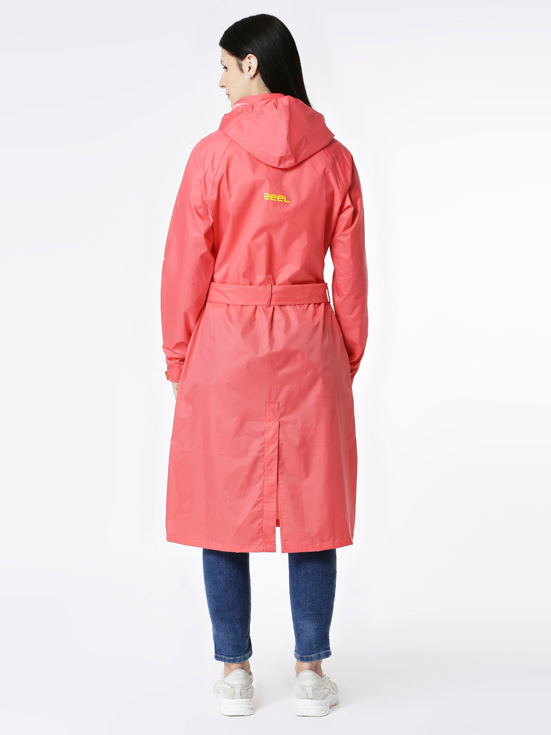 Zeel Diva Peach Trench Coat - Zeelretail