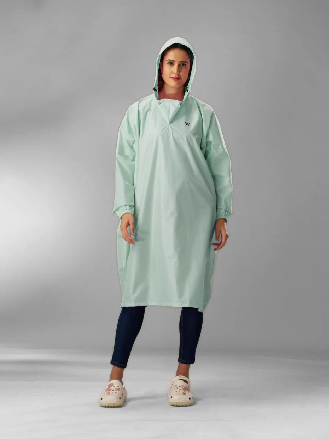 Self Packable Waterproof MINT Rain Poncho - AZ33 - Zeelretail