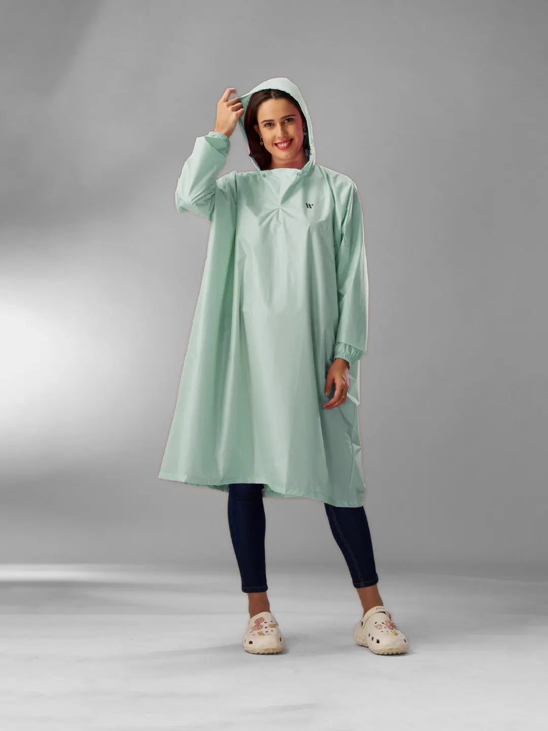 Self Packable Waterproof MINT Rain Poncho - AZ33 - Zeelretail