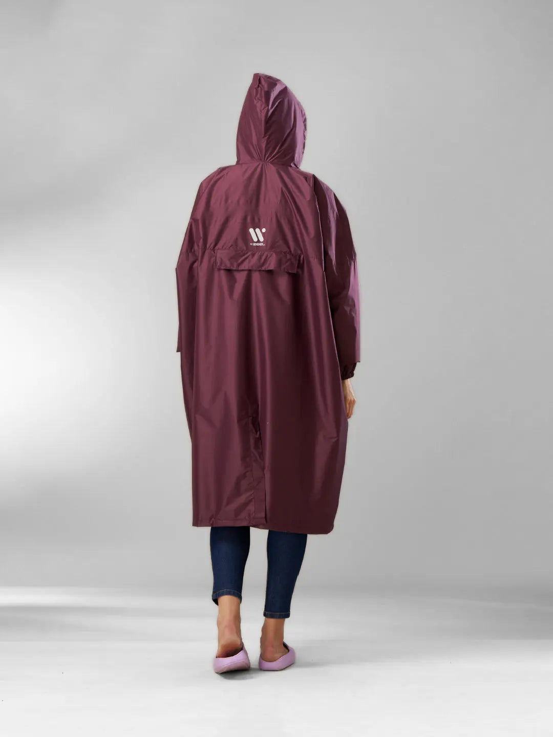 Self Packable Waterproof Wine Rain Poncho - AZ33 - Zeelretail