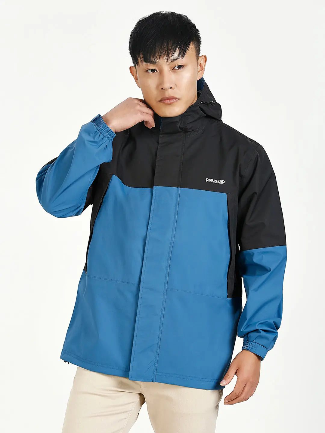 StormGuard Black Poseidon Men's Rain Jacket - ZRS001 - Zeelretail