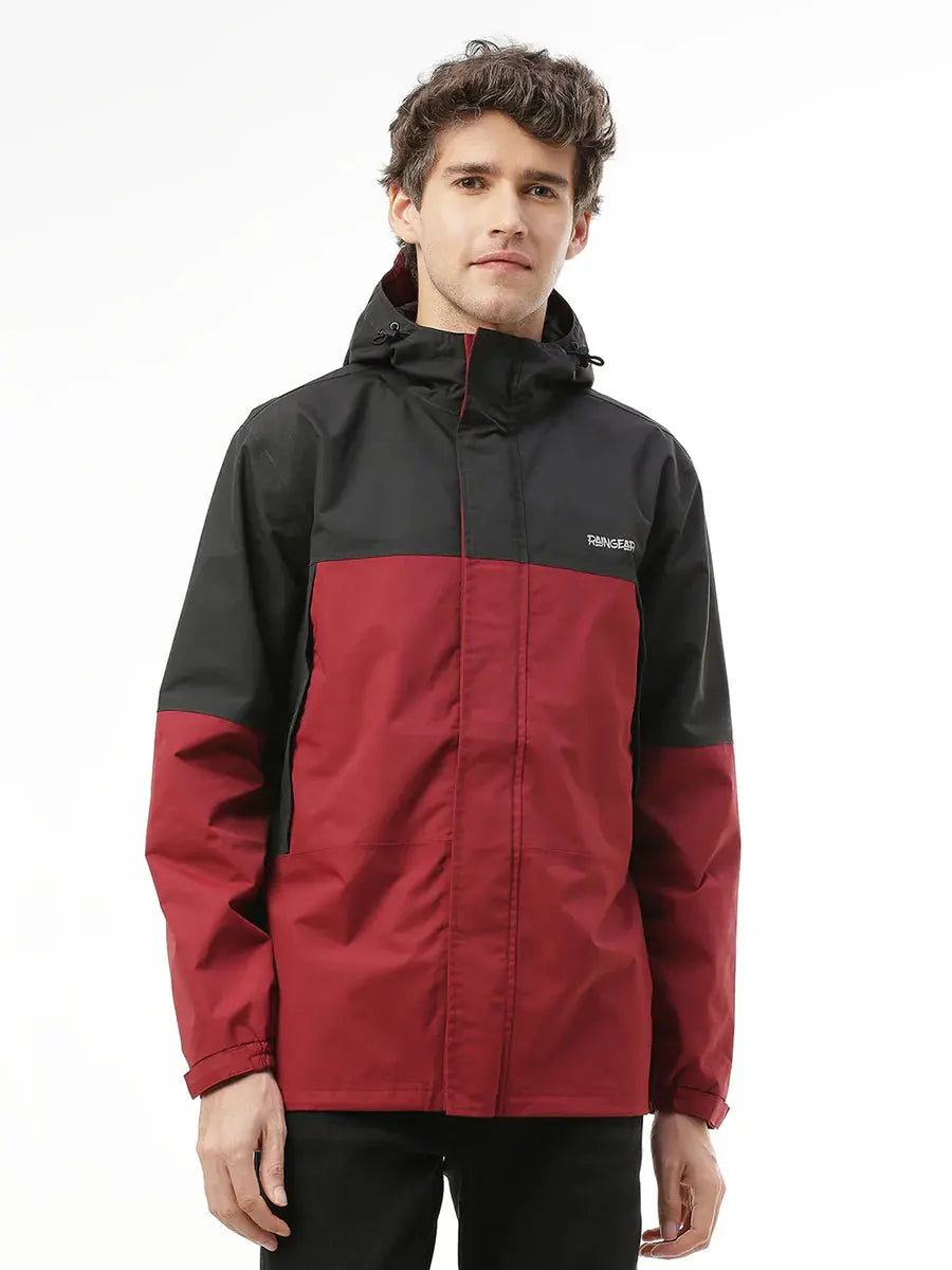 StormGuard Black Red Men's Rain Jacket - ZRS001 - Zeelretail