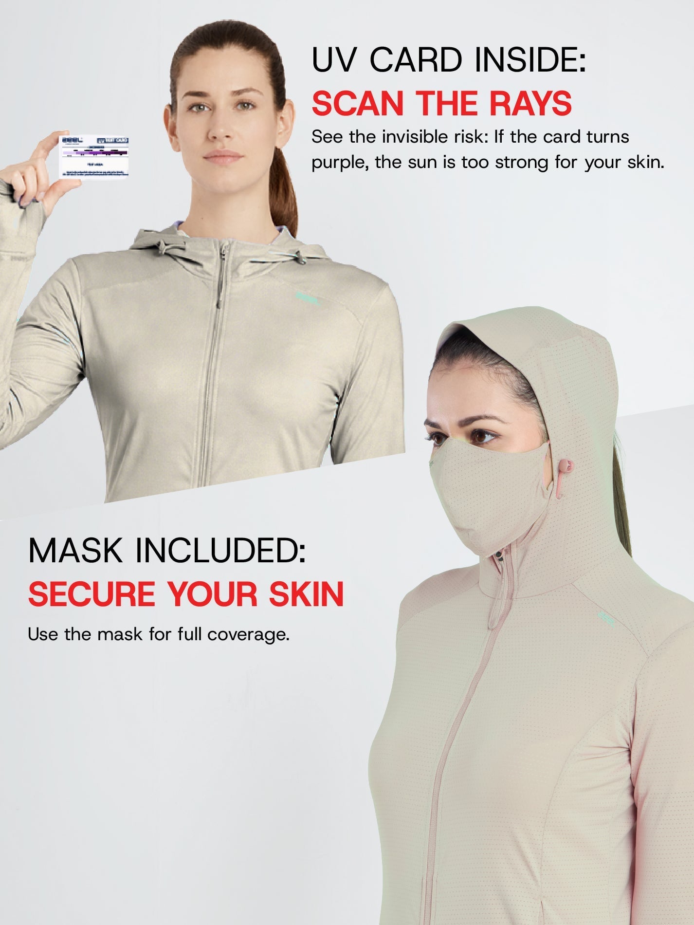 Women's Coffee Mid-Length Sun Jacket | AirWeave™ - Zeelretail