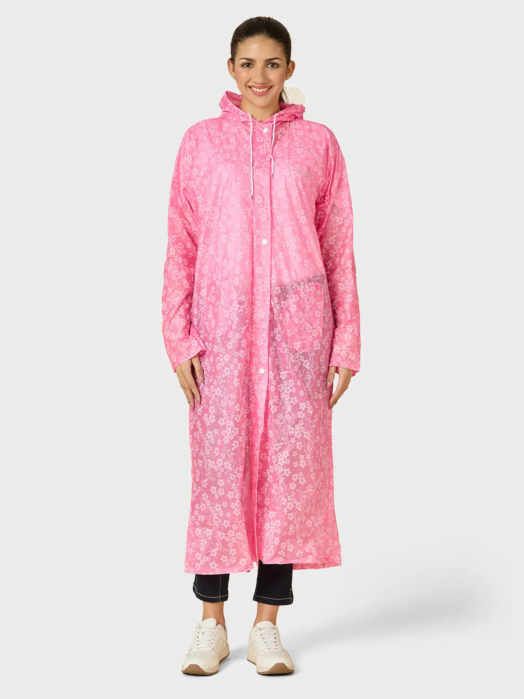 Women’s Knee-Length PVC Rain Longcoat - Zeelretail