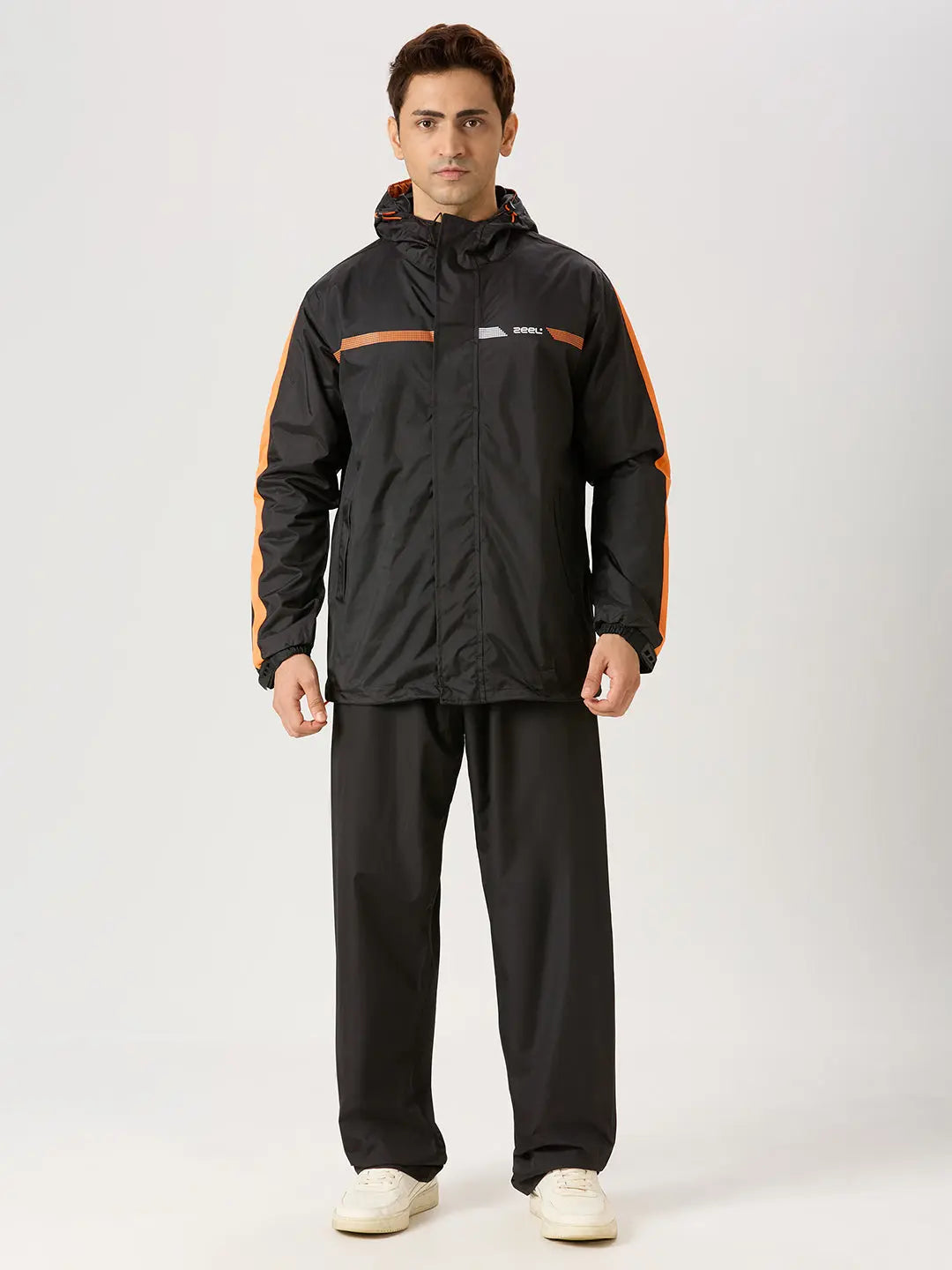 ZEEL Premium Men’s Rainsuit – Waterproof, Windproof - Black EJS702 - Zeelretail