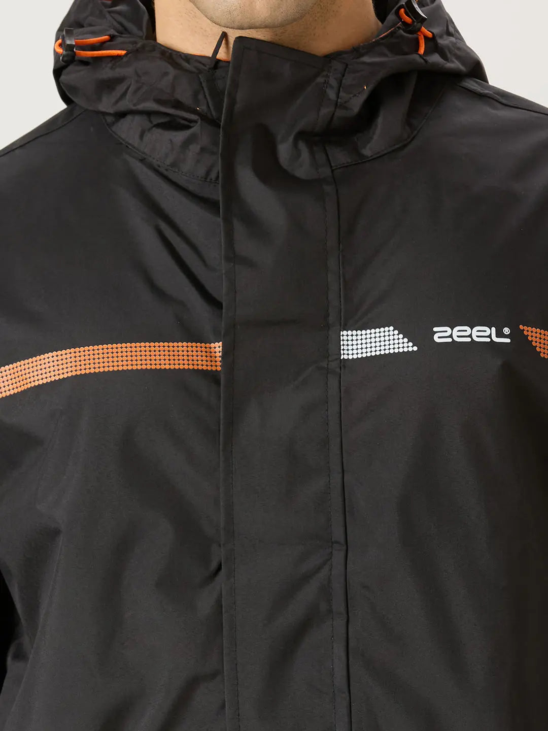 ZEEL Premium Men’s Rainsuit – Waterproof, Windproof - Black EJS702 - Zeelretail