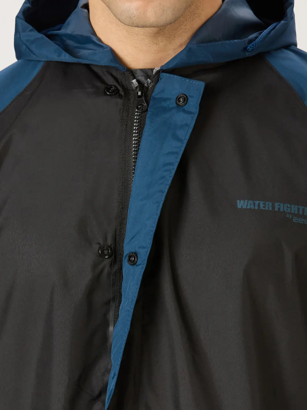 ZEEL WATERPROOF BLACK BLUE RAINSUIT - Zeelretail