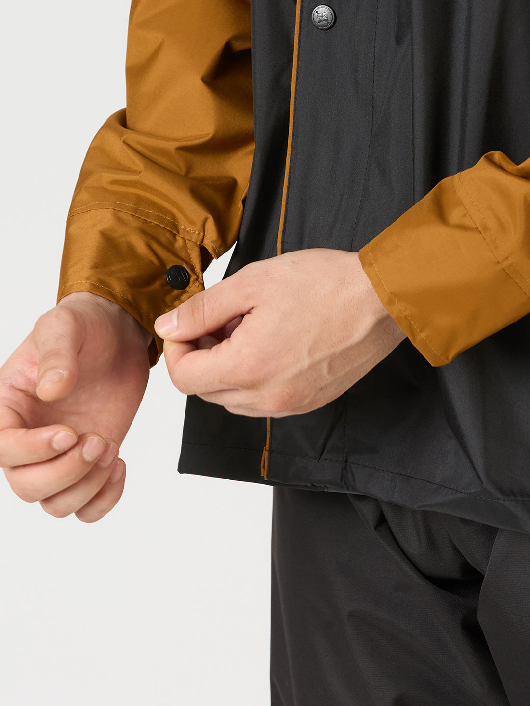 ZEEL WATERPROOF BLACK Mustard RAINSUIT - Zeelretail