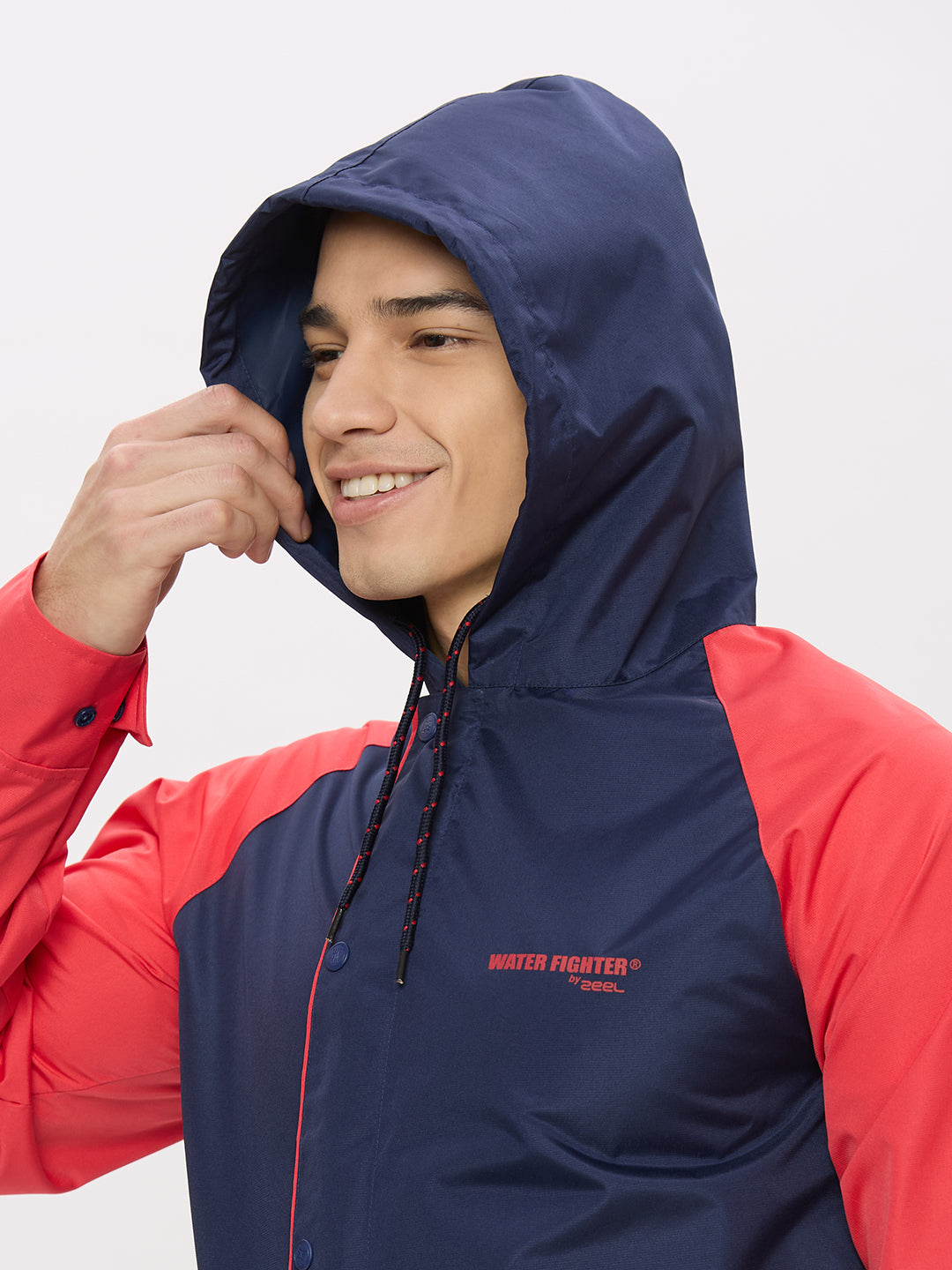 ZEEL WATERPROOF BLUE MULTICOLOR RAINCOAT - Zeelretail