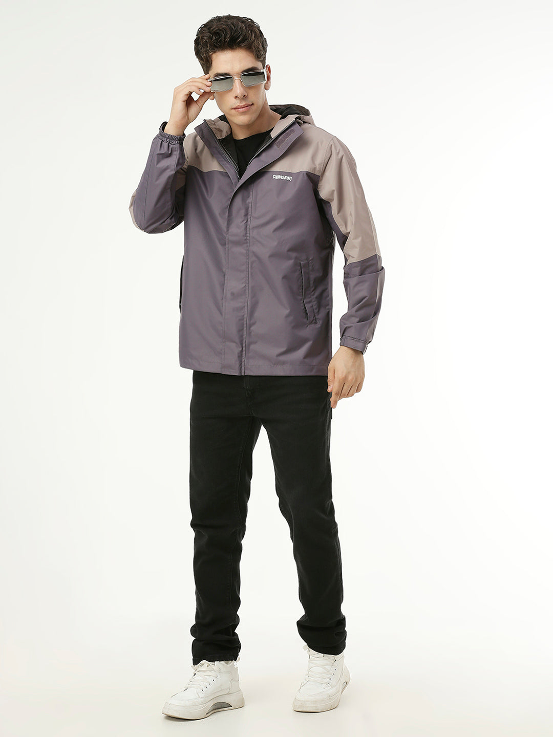 Stone Asphalt Stylish Rain Men Jacket For Men - ZRR002 - Zeelretail