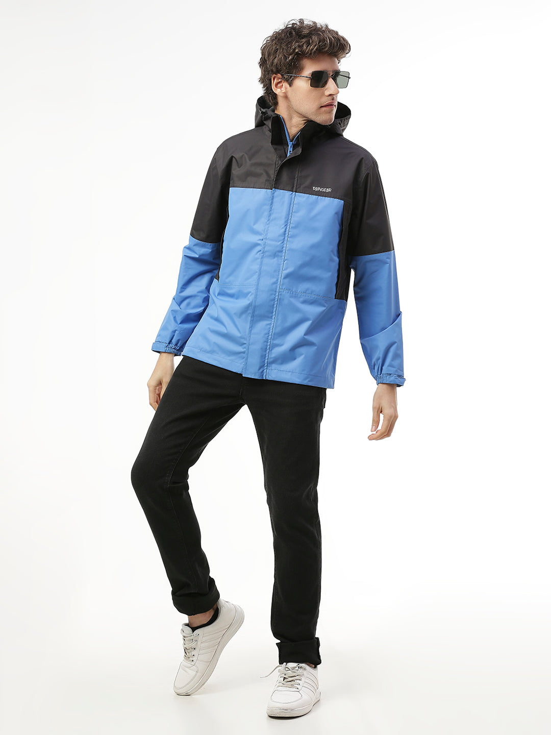 Expedition Black Wave Men's Biker Rain Jacket - ZRR011 - Zeelretail